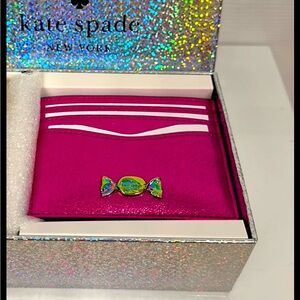 New Price Alert ‼️ Kate Spade NWT Boxed Candy  Slim Small  Cardholder Wallet 🍭